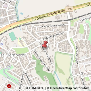 Mappa Via Pavullo Nel Frignano, 11/a, 00125 Roma, Roma (Lazio)