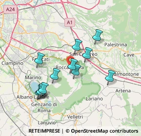 Mappa 00079 Rocca Priora RM, Italia (6.96583)
