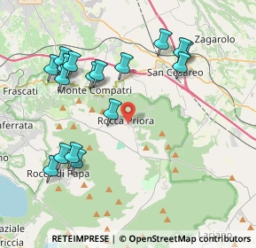 Mappa 00079 Rocca Priora RM, Italia (4.54471)