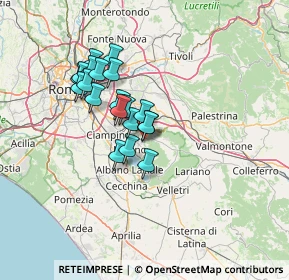 Mappa Via Giuseppe Rondini, 00046 Grottaferrata RM, Italia (11.296)