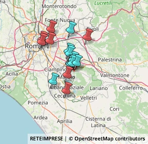 Mappa Via Giuseppe Rondini, 00046 Grottaferrata RM, Italia (9.5825)