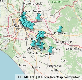 Mappa Via Giuseppe Rondini, 00046 Grottaferrata RM, Italia (12.35647)