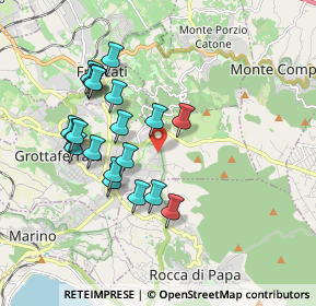 Mappa Via Giuseppe Rondini, 00046 Grottaferrata RM, Italia (1.8265)