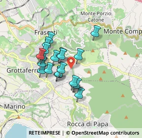Mappa Via Giuseppe Rondini, 00046 Grottaferrata RM, Italia (1.4255)
