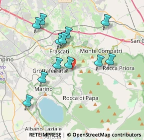 Mappa Via Giuseppe Rondini, 00046 Grottaferrata RM, Italia (3.94917)