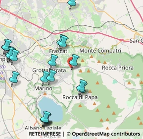 Mappa Via Giuseppe Rondini, 00046 Grottaferrata RM, Italia (5.4805)