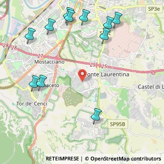 Mappa Via Mario Mattoli, 00128 Roma RM, Italia (3.02273)