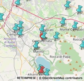 Mappa Piazza Eugenio Conti, 00046 Grottaferrata RM, Italia (5.735)