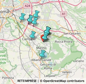 Mappa Piazza Eugenio Conti, 00046 Grottaferrata RM, Italia (5.2725)