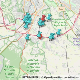 Mappa Via Giovanni Lampariello, 00100 Roma RM, Italia (3.64875)