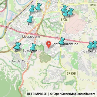 Mappa Via Pina Menichelli, 00128 Roma RM, Italia (3.08333)