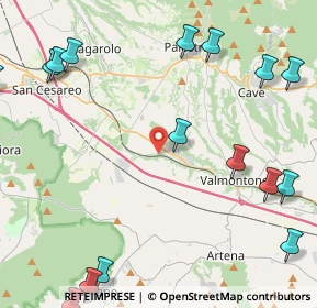 Mappa 00030 Labico RM, Italia (6.63188)