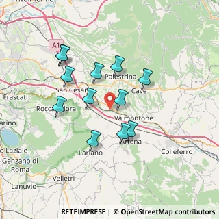 Mappa 00030 Labico RM, Italia (6.79167)