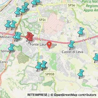 Mappa Via Alfredo Capelli, 00134 Fonte Laurentina RM, Italia (3.364)