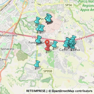 Mappa Via Alfredo Capelli, 00134 Fonte Laurentina RM, Italia (1.835)