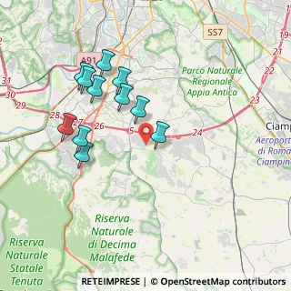 Mappa Via Alfredo Capelli, 00134 Roma RM, Italia (3.83091)