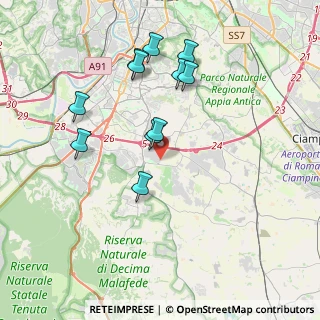 Mappa Via Alfredo Capelli, 00134 Roma RM, Italia (3.89727)