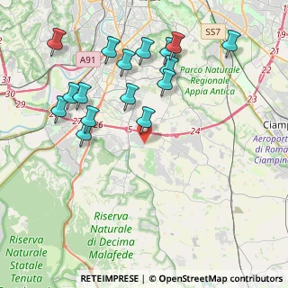 Mappa Via Alfredo Capelli, 00134 Fonte Laurentina RM, Italia (4.65875)