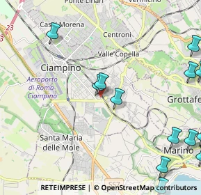 Mappa Via Pasquale Lombardo, 00043 Ciampino RM, Italia (3.22462)