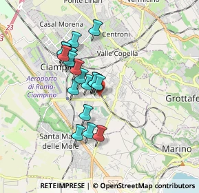 Mappa Via Pasquale Lombardo, 00043 Ciampino RM, Italia (1.454)
