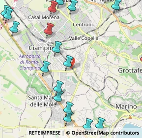 Mappa Via Pasquale Lombardo, 00043 Ciampino RM, Italia (3.169)