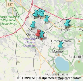 Mappa Via Pasquale Lombardo, 00043 Ciampino RM, Italia (3.37083)