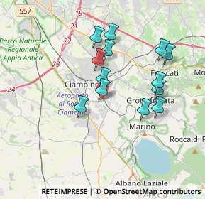 Mappa Via Pasquale Lombardo, 00043 Ciampino RM, Italia (3.45923)