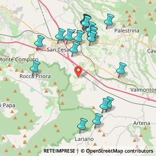 Mappa Via Vittorio Veneto, 00036 Palestrina RM, Italia (5.029)