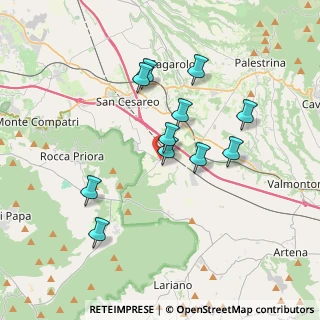 Mappa Via Vittorio Veneto, 00036 Palestrina RM, Italia (3.41455)