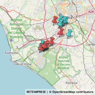 Mappa Via Nino Taranto, 00125 Roma RM, Italia (5.635)