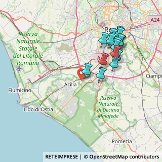 Mappa Via Nino Taranto, 00125 Roma RM, Italia (8.51875)