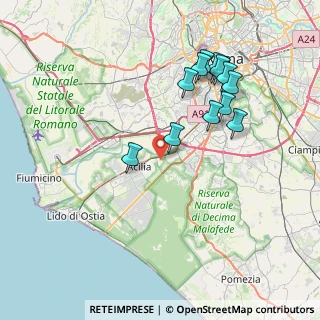 Mappa Via Nino Taranto, 00125 Roma RM, Italia (7.995)
