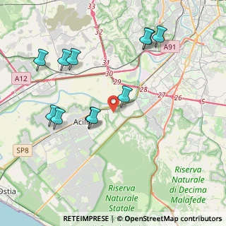 Mappa Via Nino Taranto, 00125 Roma RM, Italia (4.58)