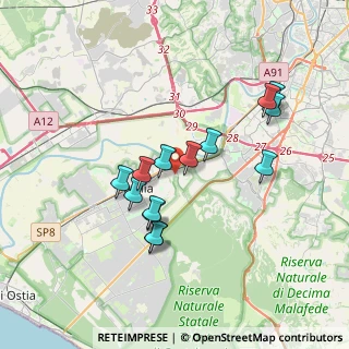 Mappa Via Giuseppe Todeschini, 00125 Roma RM, Italia (3.42857)