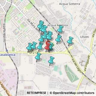 Mappa Via Spoleto, 00043 Ciampino RM, Italia (0.3095)