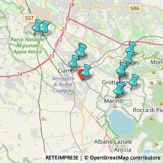 Mappa Via Spoleto, 00043 Ciampino RM, Italia (4.19231)
