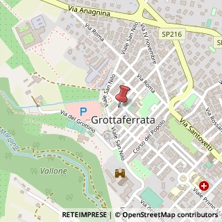 Mappa Via Gabriele D'Annunzio, 16, 00046 Grottaferrata, Roma (Lazio)