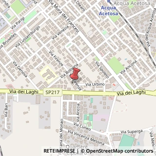 Mappa Via Firenze, 7/b, 00043 Ciampino, Roma (Lazio)