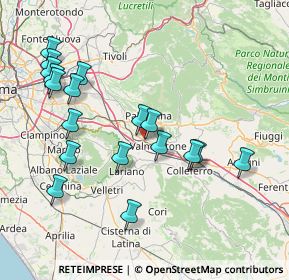 Mappa Via Gaetano Scirea, 00030 Labico RM, Italia (17.54667)