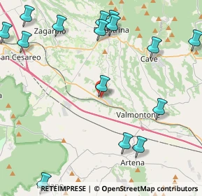 Mappa Via Gaetano Scirea, 00030 Labico RM, Italia (6.00067)