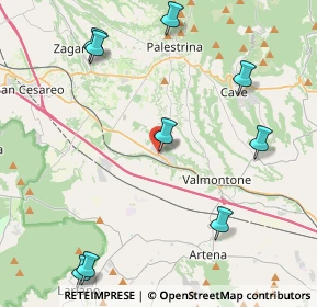 Mappa Via Gaetano Scirea, 00030 Labico RM, Italia (6.20636)