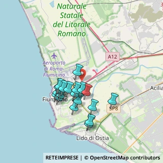 Mappa Via Ezio Bevilacqua, 00054 Fiumicino RM, Italia (3.269)