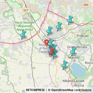 Mappa Aeroporto, 00178 Roma RM, Italia (3.35182)