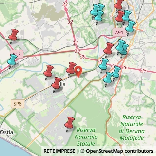 Mappa Via Mario Carotenuto, 00125 Roma RM, Italia (5.627)