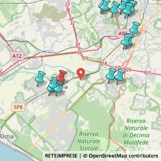 Mappa Via Mario Carotenuto, 00125 Roma RM, Italia (6.6915)