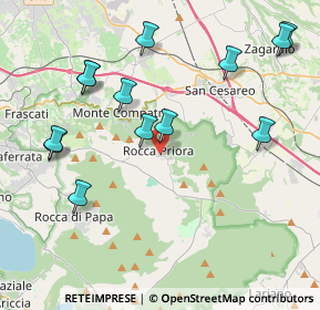 Mappa 00079 Rocca Priora RM, Italia (4.79769)