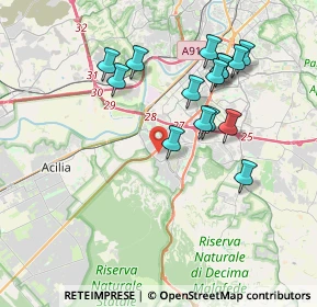 Mappa Via Gaetano Koch, 00128 Roma RM, Italia (3.85533)