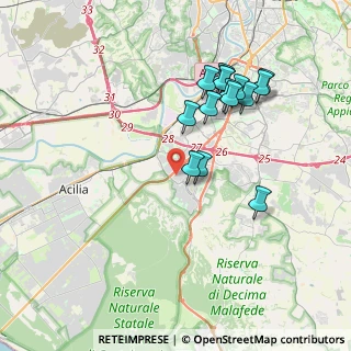 Mappa Via Gaetano Koch, 00128 Roma RM, Italia (3.85133)