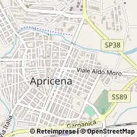 지도 Apricena