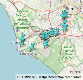 Mappa Via Bonfiglio da Cesena, 00126 Roma RM, Italia (6.29462)